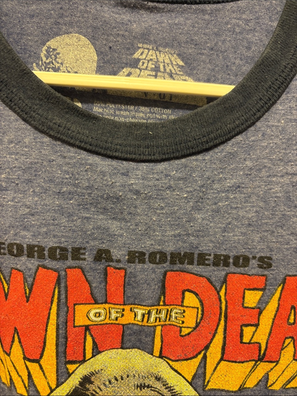 Dawn of the Dead Graphic Ringer Tee - Blue - Picture 6 of 6